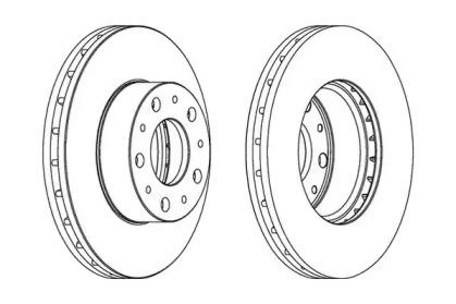 Jurid 562468JC Brake disc