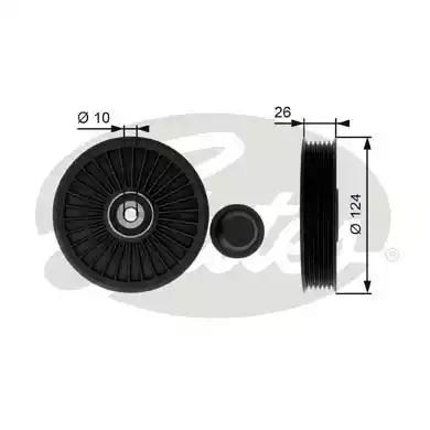 Gates T36216 Ролик натяжной