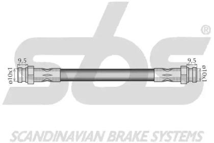 S.B.S. 1330853506 Hose assy brake