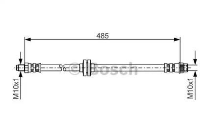 Bosch 1 987 476 827 Hose assy brake