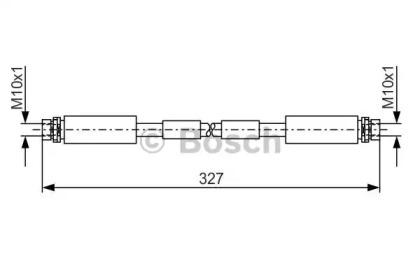 Bosch 1 987 476 856 Шланг гальмівний Bosch 1 987 476 856 Шланг гальмівний