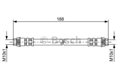 Bosch 1 987 476 917 Hose assy brake