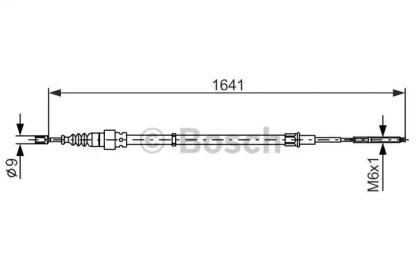 Bosch 1 987 477 627 Brake cable