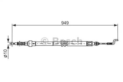 Bosch 1 987 477 706 Brake cable