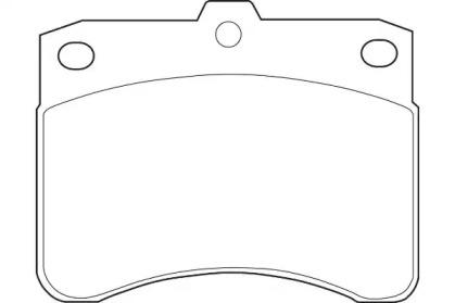 Wagner WBP20780A Колодки гальмівні Wagner WBP20780A Колодки гальмівні