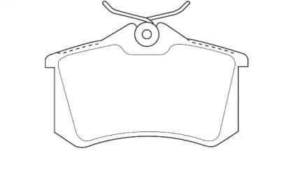 Wagner WBP20961B Колодки гальмівні