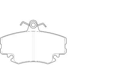 Wagner WBP21463B Колодки гальмівні Wagner WBP21463B Колодки гальмівні