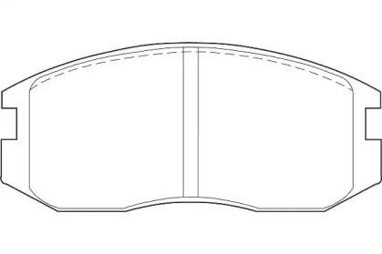 Wagner WBP21650A Brake pads Wagner WBP21650A Brake pads
