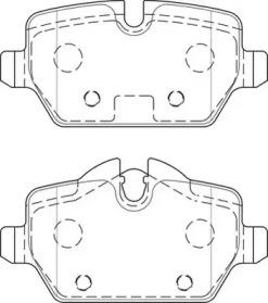 Wagner WBP23623B Колодки тормозные Wagner WBP23623B Колодки тормозные