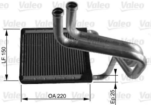 Valeo 812430 Радіатор пічки Valeo 812430 Радіатор пічки