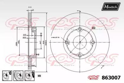 Maxtech 863007.6880 Brake disc Maxtech 863007.6880 Brake disc