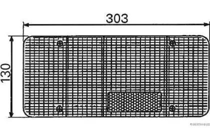 Elparts 83840477 Lamp assy rear