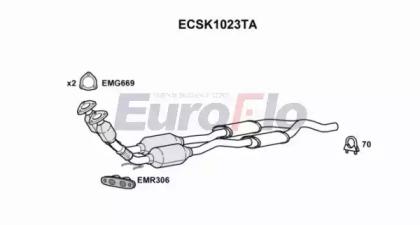 Euroflo ECSK1023TA Каталізатор Euroflo ECSK1023TA Каталізатор
