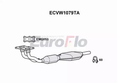 Euroflo ECVW1079TA Каталізатор Euroflo ECVW1079TA Каталізатор