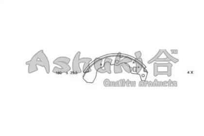 Ashuki 1050-7008 Колодки гальмівні Ashuki 1050-7008 Колодки гальмівні