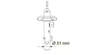 Kayaba 339708 Shock absorber assy