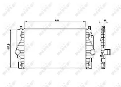NRF 30873 Інтеркулер NRF 30873 Інтеркулер