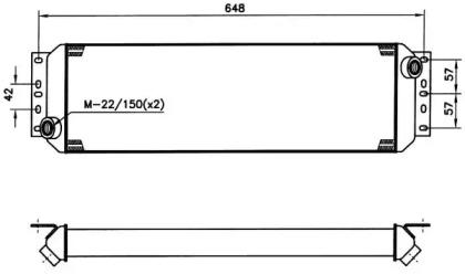 NRF 31088 Радиатор масляный