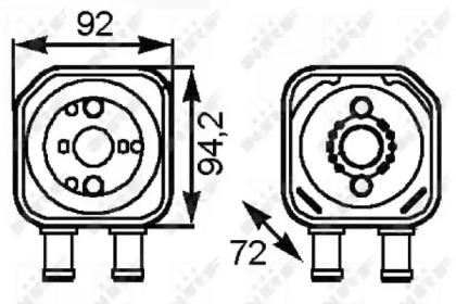 NRF 31179 Радиатор масляный