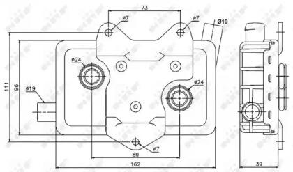 NRF 31180 Радіатор масляний