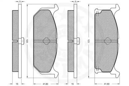 Optimal 09402 Колодки гальмівні Optimal 09402 Колодки гальмівні
