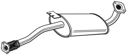 Fonos 617980 Muffler assy front