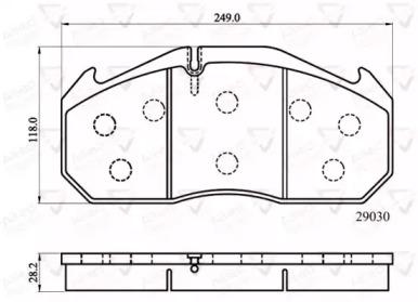 Comline ACV014HD Brake pads Comline ACV014HD Brake pads