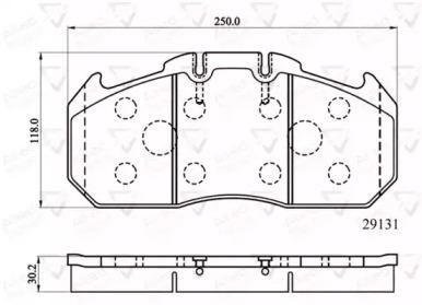 Comline ACV058HD Brake pads Comline ACV058HD Brake pads