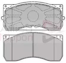 Comline ACV075KPX Колодки гальмівні Comline ACV075KPX Колодки гальмівні