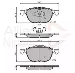 Comline ADB01323 Колодки гальмівні Comline ADB01323 Колодки гальмівні