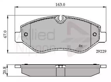 Comline ADB01616 Brake pads Comline ADB01616 Brake pads