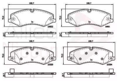 Comline ADB02210 Brake pads