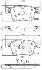 Comline ADB02236 Brake pads Comline ADB02236 Brake pads