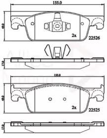 Comline ADB02316 Brake pads Comline ADB02316 Brake pads
