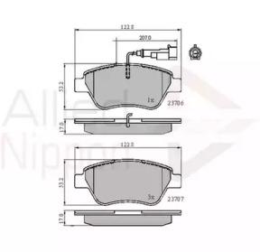 Comline ADB11702 Brake pads