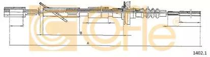 Cofle 1402.1 Трос сцепления