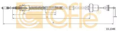 Cofle 15.1346 Трос зчеплення Cofle 15.1346 Трос зчеплення