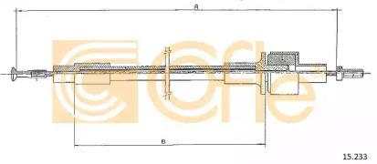Cofle 15.233 Трос сцепления