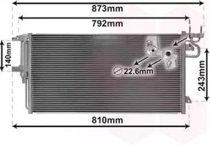 Van Wezel 18005617 Радіатор Van Wezel 18005617 Радіатор