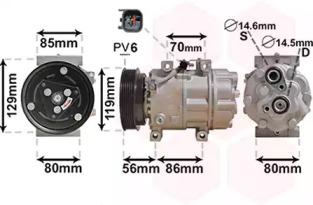 Van Wezel 1800K378 Compressor assy cooler Van Wezel 1800K378 Compressor assy cooler
