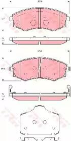 TRW GDB3365 Колодки гальмівні TRW GDB3365 Колодки гальмівні