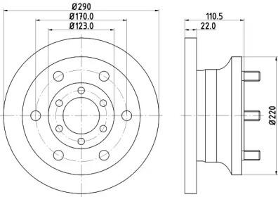 Mintex MDC994 Brake disc Mintex MDC994 Brake disc