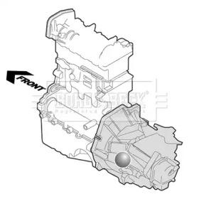 Borg & Beck BEM3172 Insulator engine mounting Borg & Beck BEM3172 Insulator engine mounting