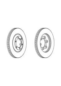 Jurid 562962JC Диск гальмівний Jurid 562962JC Диск гальмівний