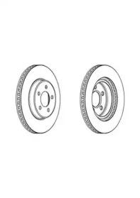 Jurid 562965JC Brake disc Jurid 562965JC Brake disc