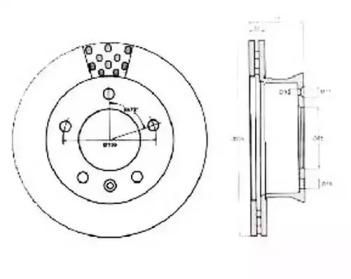 Jurid 567760J Brake disc Jurid 567760J Brake disc