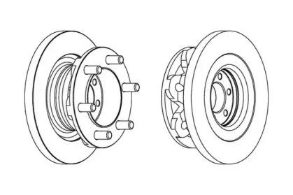Jurid 569168J Brake disc Jurid 569168J Brake disc