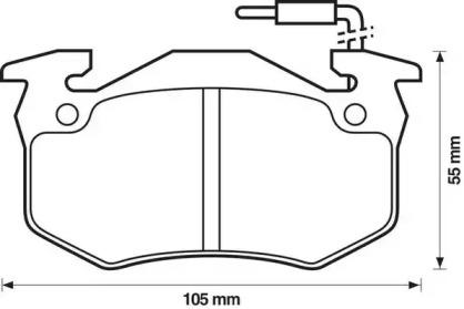 Jurid 571331J Brake pads Jurid 571331J Brake pads