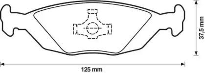 Jurid 571428J Brake pads Jurid 571428J Brake pads