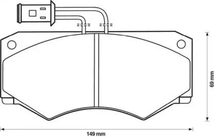 Jurid 571446J Brake pads Jurid 571446J Brake pads